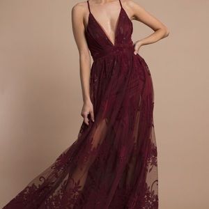 Burgundy Prom Dress